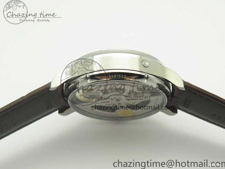 MIROTIME 0701 Lightweight Portuguese Tourbillon IW504602 SS ZF Best Edition Gray Dial on Brown Leather Strap 7177